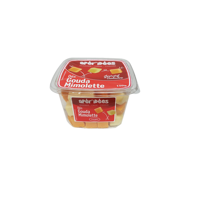 Aperidées mimolette gouda lait pasteurisé LE CENTURION, 26.5%mg, 150g