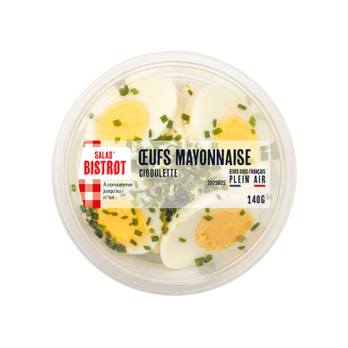 Salad'bistrot oeuf mayonnaise ciboulette, 1 part, 140g