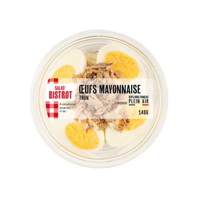 Salad'bistrot oeuf mayonnaise thon, 1 part, 140g