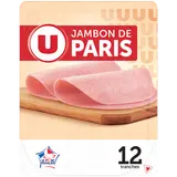 Jambon de Paris sans couenne - x12 tranches, 480g