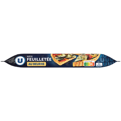 Pâte feuilletée au beurre prête à dérouler  230g
