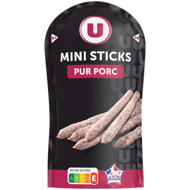 Mini sticks Saucisson Sec Pur Porc - 100g