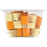 Dés de Mimolette et Edam au lait pasteurisé  24% de MG, 150g