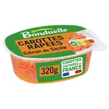 Carottes râpées au jus de citron de Sicile BONDUELLE De Nos Producteurs 320g