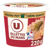 Rillettes du Mans Pur Porc - 220g