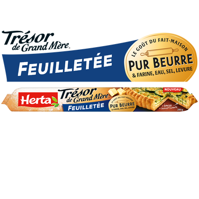 Pâte feuilletée pur beurre TRESOR DE GRAND MERE 280g