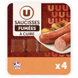 Saucisses fumées à cuire - 4x125g
