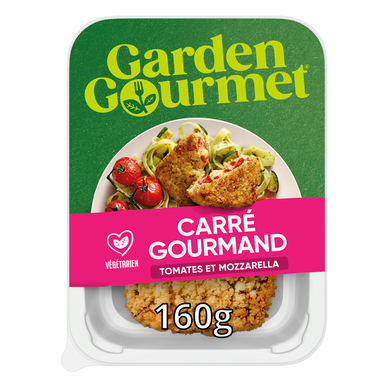 Végétal Carré gourmand tomates et mozzarella GARDEN GOURMET - x2, 160g