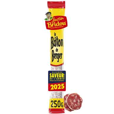 Saucisson Bâton de Berger - JUSTIN BRIDOU - 250g