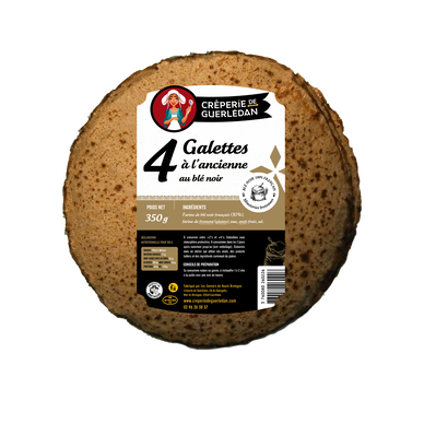 Galette du pays à l'ancienne CREPERIE DE GUERLEDAN, 4 unités, 350g