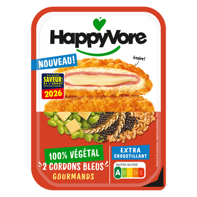 Cordons bleus végétaux gourmands LES NOUVEAUX FERMIERS 180g