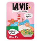 Spécialité végétale type lardons fumés LA VIE 2x75g soit 150g