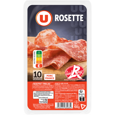 Rosette Label Rouge - x10 tranches, 100g