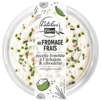 Recette fouettée au fromage frais L'ATELIER BLINI 140g