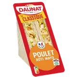 Sandwich triangle poulet rôti et mayonnaise DAUNAT, 160g