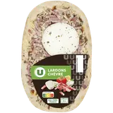 Pizza lardons fumés chèvre  200g