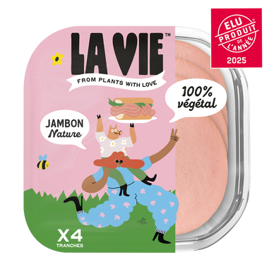 Jambon végétal nature LA VIE 120g