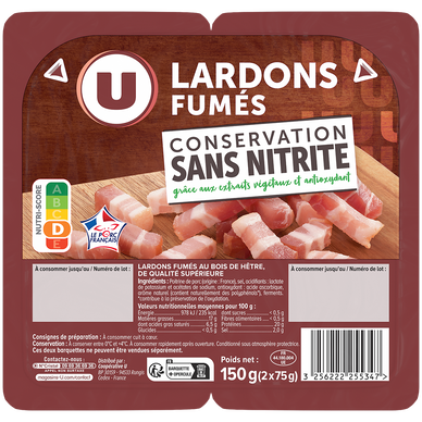 Lardons Fumés CSN VPF U 2x75g