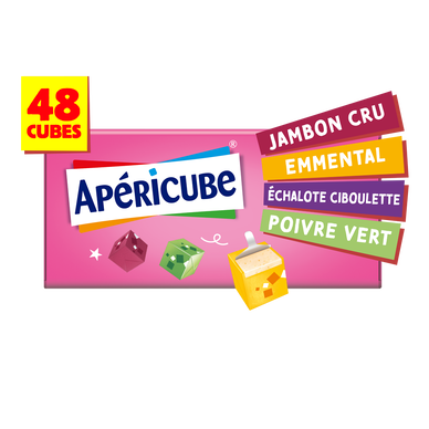 Fromage apéritif Incontournables de l'apéro APERICUBE - 48 cubes 250g