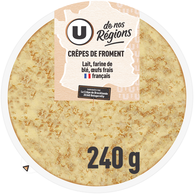 Crêpes de froment , x6  -  240g