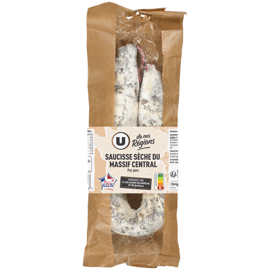 Saucisse sèche Pur Porc du Massif Central - 250g