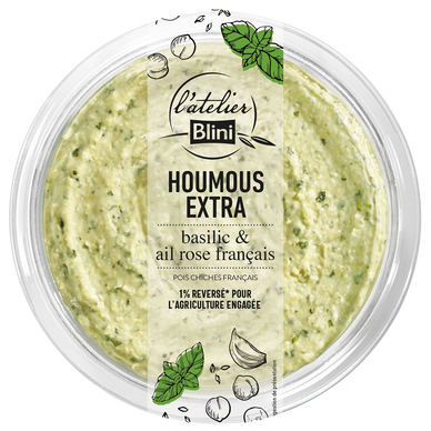 Houmous au basilic L'ATELIER BLINI  - 175g