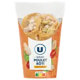 Sandwich Wrap poulet rôti caesar, 180g