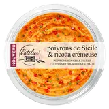 Poivron mi-séchée ricotta crém.&basilic L'ATELIER BLINI 140g