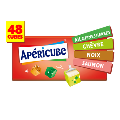 Fromage apéritif Tonic APERICUBE - 48 cubes 250g