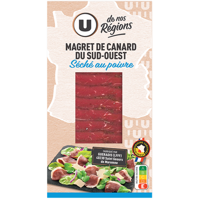 Magret de Canard France Séché au poivre - 90g