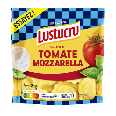 Girasoli tomate basilic mozzarella LUSTUCRU, 250g, pour 2 personnes