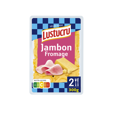 Ravioli jambon emmental LUSTUCRU Sélection, 300g