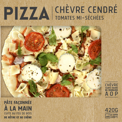 Pizza chèvre cendré tomate, 420g