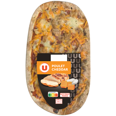 Pizza poulet cheddar U 200g