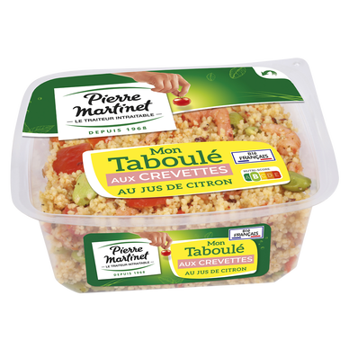 Taboulé aux crevettes PIERRE MARTINET, 250g