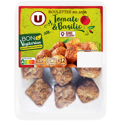 Boulettes au soja tomate et basilic bon et végétarien - 200g