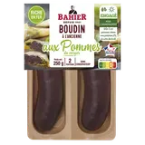 Boudin noir aux pommes BAHIER, 2x125g