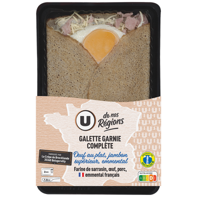 Galette garnie complète,  195g