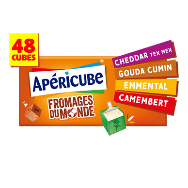 Fromage apéritif Fromage du monde APERICUBE - 48 Cubes 250g