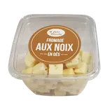 Dés de gouda aux noix, PETIT MARCHE, 30%MG, 120g