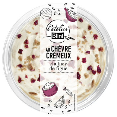 Chèvre crémeux aux figues séchées ATELIER BLINI 140g