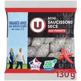 Mini Saucissons secs aux piments Pur Porc - 130g