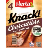 Saucisses Charcutières L'Original Sans Nitrite HERTA x4 - 280g