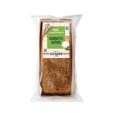 Cake salé au chèvre et courgette, GUYADER, 260g