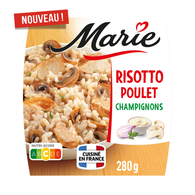 Risotto au poulet champignon et parmesan MARIE 280g