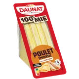 Sandwich le club loves mie poulet emmental DAUNAT, 140g