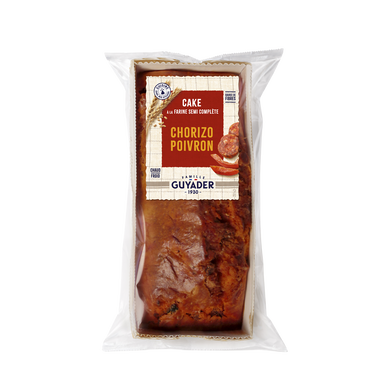Cake à l'espagnole chorizo et poivrons rouges GUYADER, 260g