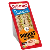 Sandwich Club Suédois poulet épices DAUNAT 135G