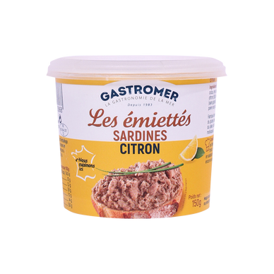 Émiettés de sardines et citron GASTROMER, 150g
