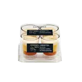 Verrines apéritives crevettes au curry carottes confites et crème pimentée GUYADER, 4x40g